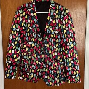 Colorful Patterned Women's Blazer